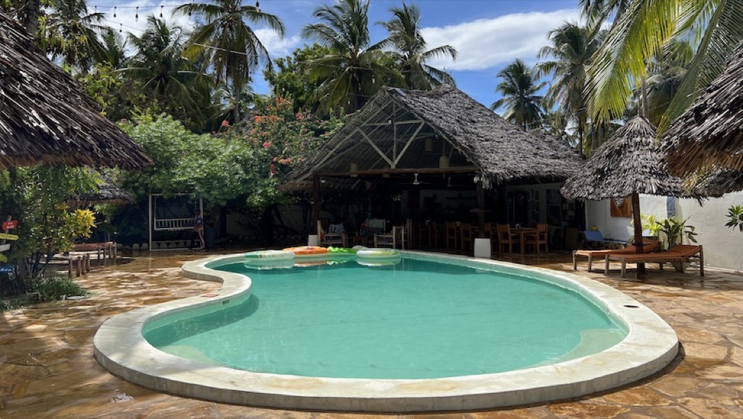 Pool area at Ananda Villa, Zanzibar